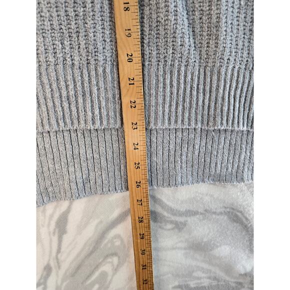 Rachel Zoe Gray Women's Hooded Sweater Size L - Picture 5 of 9